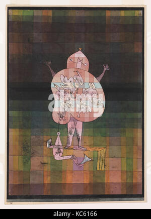 Ventriloquist and Crier in the Moor, Paul Klee, 1923 Stock Photo