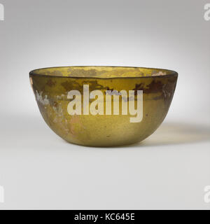 Glass bowl, late 1st century B.C.–mid-1st century A.D Stock Photo