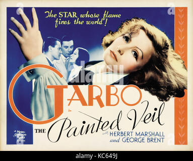 THE PAINTED VEIL 1934 MGM film with Greta Garbo Stock Photo