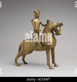 Aquamanile in the Form of a Mounted Knight, ca. 1250 Stock Photo