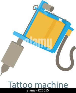 Tattoo machine icon, isometric 3d style Stock Vector
