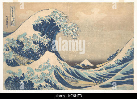 冨嶽三十六景　神奈川沖浪裏, Under the Wave off Kanagawa (Kanagawa oki nami ura), also known as The Great Wave Stock Photo