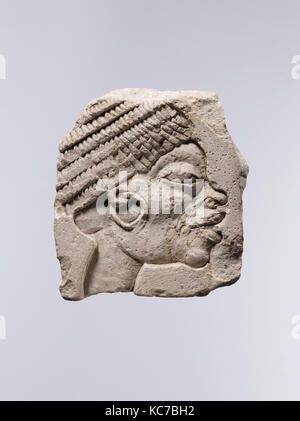 Sculptor's Trial Piece showing a Nubian Head, ca. 1353–1336 B.C Stock Photo