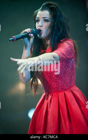 tish at the  Girl guiding BIG GIG Liverpool Echo Arena  31st may 2014 Photos by Brian Jordan Stock Photo