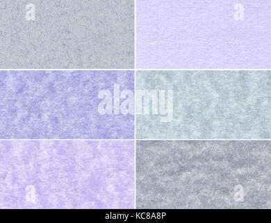 Set of blue marble textures and backgrounds Stock Photo