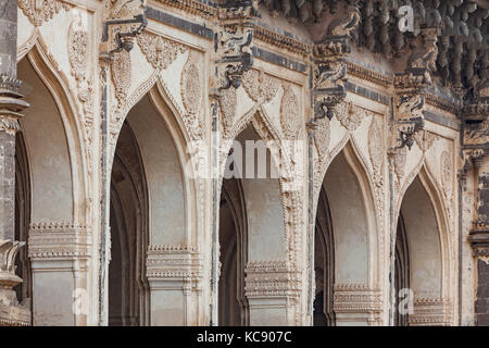 Ibrahim Rauza (tomb) is the mausoleum of Ibrahim Adil Shah II and was built in the 16th century. Stock Photo