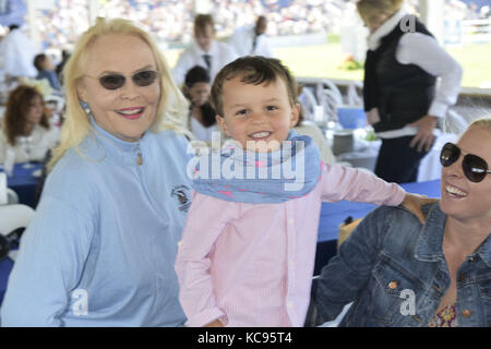 Real Housewives of New York attend Hampton Classic Horseshow  Featuring: Cornelia Bregman, Jasper Michael Brown Quintana Where: Bridgehampton, New York, United States When: 01 Sep 2017 Credit: Rob Rich/WENN.com Stock Photo