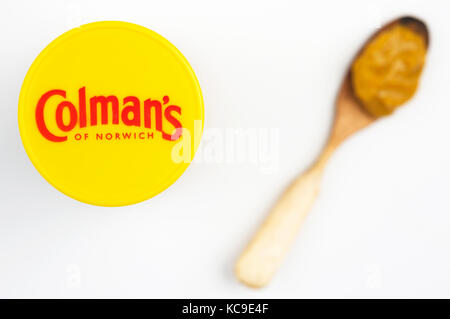 Colmans mustard Stock Photo