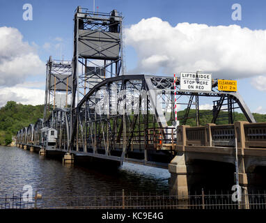 Stillwater Lift Bridge Entrance Stock Photo