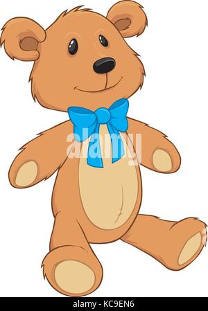 Teddy Bear with blue bow tie