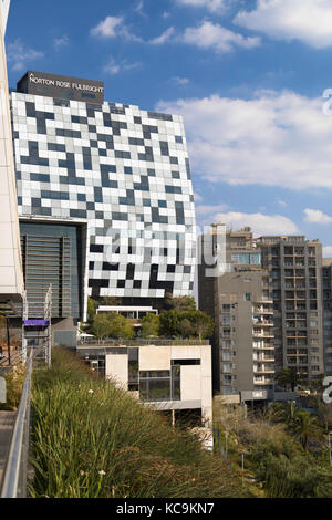 Norton Rose Fulbright building (Alice Lane Towers), Sandton, Johannesburg, Gauteng, South Africa Stock Photo