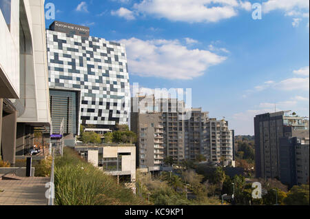 Norton Rose Fulbright building (Alice Lane Towers), Sandton, Johannesburg, Gauteng, South Africa Stock Photo