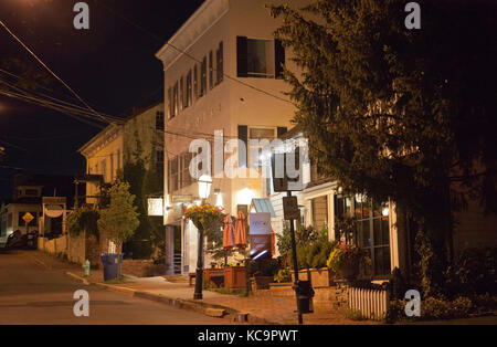 Town of New Hope in Pennsylvania  - Bucks County - USA Stock Photo