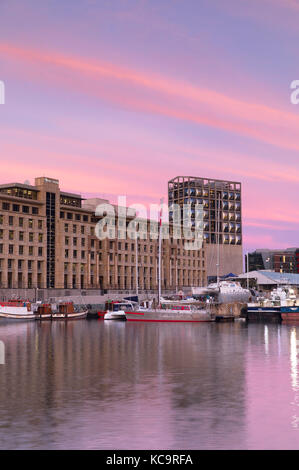 Silo Hotel and Zeitz Museum of Contemporary Art Africa in V+A Waterfront, Cape Town, Western Cape, South Africa Stock Photo