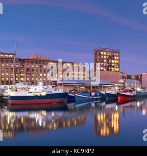 Silo Hotel and Zeitz Museum of Contemporary Art Africa in V+A Waterfront, Cape Town, Western Cape, South Africa Stock Photo