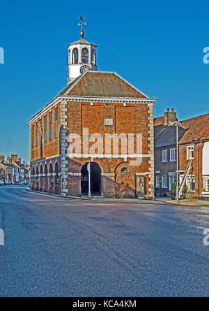 Amersham, Buckinghamshire, Market Hall, High Street, Stock Photo