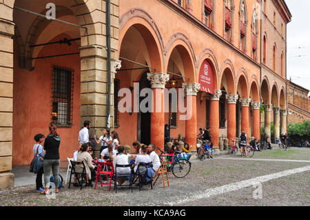 Piazza Santo Stefano, Bologna, Italy Stock Photo