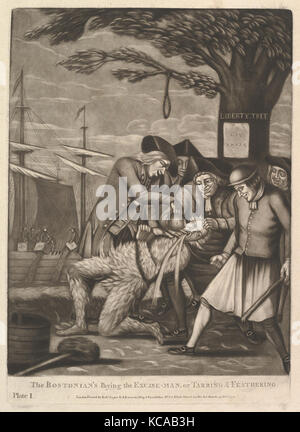 Download The Bostonians Paying The Excise-Man 1774 PNG