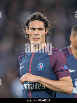 Paris, Frankreich. 27th Sep, 2017. Edinson CAVANI (Paris) Fussball Champions League, Vorrunde 2. Spieltag, Gruppe B, Paris St. Germain - FC Bayern Munich (M) 3:0, am 27.09.2017 in Paris/ Frankreich. |usage worldwide Credit: dpa/Alamy Live News Stock Photo