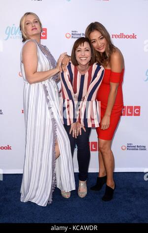 Joanie Dodds, Paige Davis, Kahi Lee at arrivals for TLC's Give A Little Awards, NeueHouse Hollywood, Los Angeles, CA September 27, 2017. Photo By: Priscilla Grant/Everett Collection Stock Photo