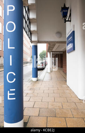 Winchester Police Station and Hampshire Constabulary Operational Head Quarters HQ Mottisfont Court, Winchester Stock Photo