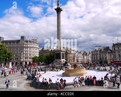 Trafalgar Square London Stock Photo