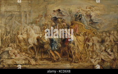 The Triumph of Henry IV, Peter Paul Rubens, ca. 1630 Stock Photo