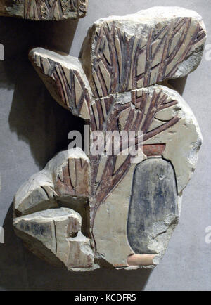 Relief of an Acacia Tree Shading Water Jars with Drinking Cups, ca. 2051–2030 B.C Stock Photo