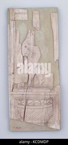 Relief from casket, Roman, Ivory, Other: 5 11/16 x 2 5/16 x 1/8 in. (14.4 x 5.9 x 0.3 cm), Relief from a casket with Eros Stock Photo