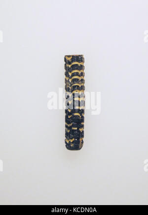 Bead, Glass, Other: 1 3/4 x 3/8 in. (4.4 x 0.9 cm), Glass Stock Photo