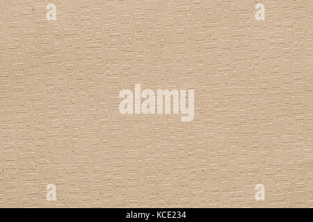 Brown paper with embossed pattern Stock Photo