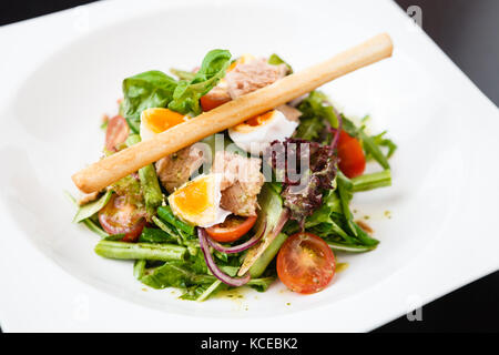 Salad nicoise with tuna Stock Photo