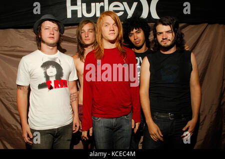 Aaron Gillespie of The Almost portrait at the 2007 Vans Warped Tour at the Coors ampitheatre in Chula Vista, CA Stock Photo