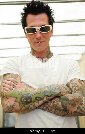 Tony Lovato of A Permanent Holiday and Mest portrait at the 2007