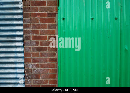 Three wall textures, abstract detail shot Stock Photo