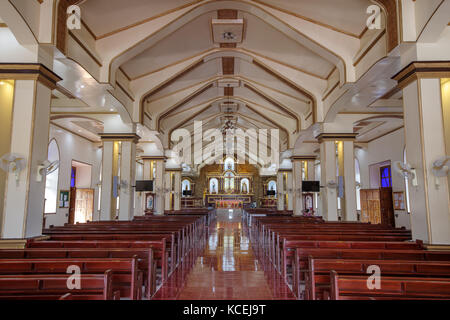 Sep 21,2017 looking around inside Our Lady of the Immaculate Conception Cathedral, Basco Town, Batanes, Philippines Stock Photo