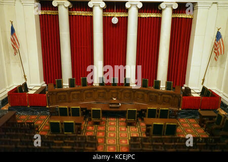 Model Of The United States Supreme Court Interior Of The
