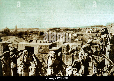 Photograph taken during the Israeli War of Independence. Dated 20th Century Stock Photo