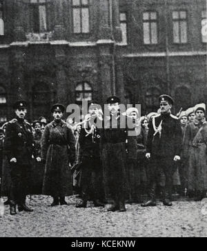 Russian Revolution, 1917: Defence of St Petersburg by all the forces ...