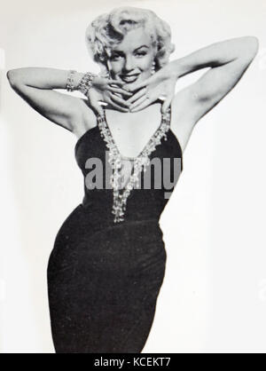 Photograph of Marilyn Monroe (1926-1962) an American actress, singer and model. Dated 20th Century Stock Photo