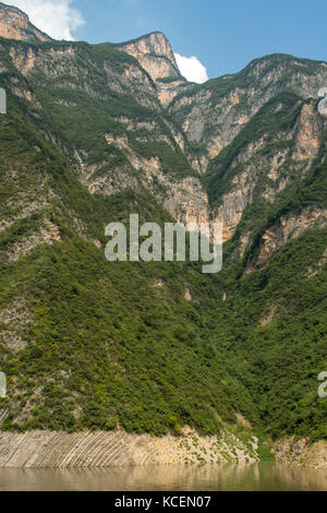 Qutang Gorge, Yangtze River, Hubei, China Stock Photo