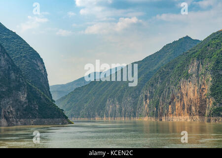 Qutang Gorge, Yangtze River, Hubei, China Stock Photo