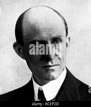 Photograph of Wilbur Wright (1867-1912) an American inventor and