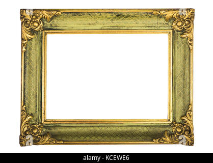antique  frame isolated on white background Stock Photo