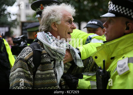 Manchester, Uk. 4th Oct, 2017. Man Arrested Outside The Conservative 