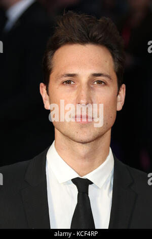 London, UK. 4th Oct, 2017. Ben Lloyd-Hughes, Breathe - BFI LFF Opening Night Gala, Leicester Square, London, UK. 04th Oct, 2017. Photo by Richard Goldschmidt Credit: Rich Gold/Alamy Live News Stock Photo