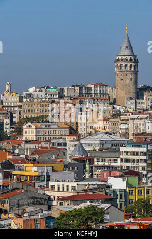 Galata kulesi, Istanbul, Turkey Stock Photo