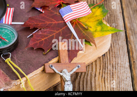 Columbus Day Background Stock Photo