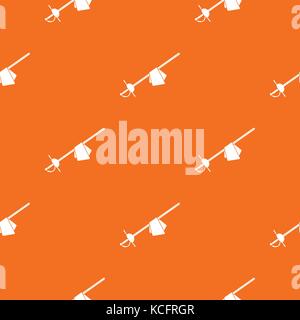 Saber pattern seamless Stock Vector