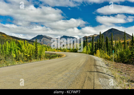 Km 60 of the Dempster Highway, Tombstone Territorial Park, Yukon, Canada Stock Photo